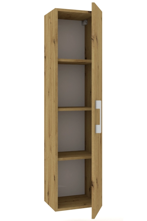 Słupek lazienkowy wiszący LUNA 1D 40 cm Dąb Artisan